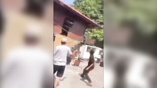 Man Beaten To Death During Clashes Between Two Groups In Indonesia