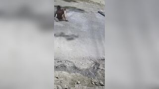Man Sleeping On The Road Crushed To Death By Truck
