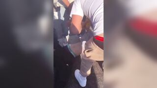 California Girl Gets Leg Ripped Off During Street Takeover