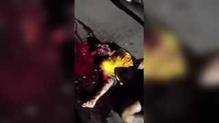 Aftermath Of Street Execution Of A Man With Gang Ties
