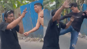 Thief Faces Street Justice After Failed Break-In In Indonesia