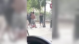 Local Man Gets Head Stomped By Migrant In Spain