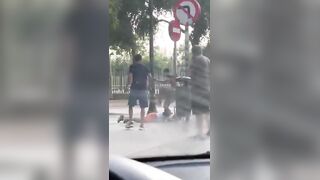Local Man Gets Head Stomped By Migrant In Spain