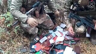 144 documents from dead katsapfaggots collected by 225 Assault Brigade