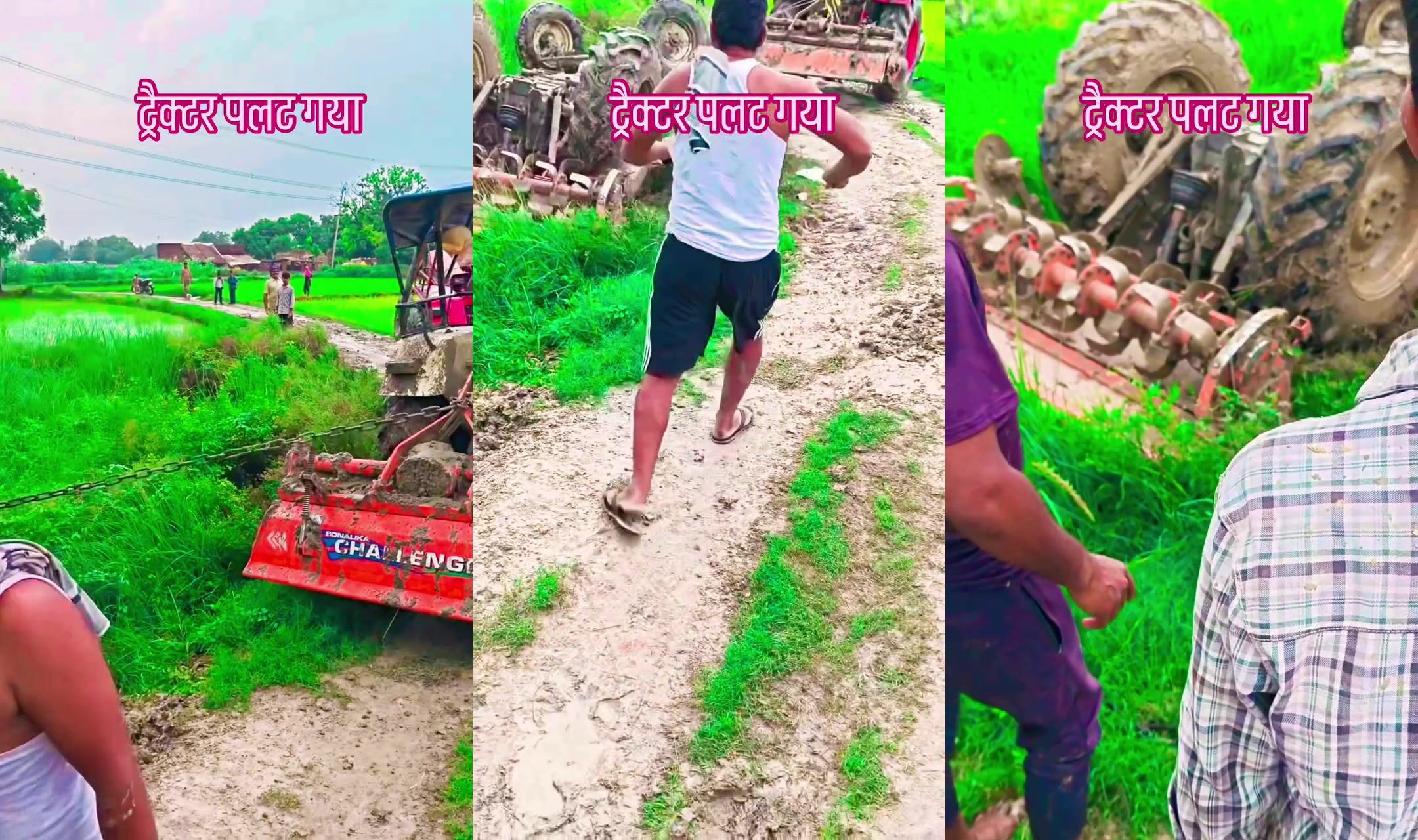 Tractor overturns killing driver