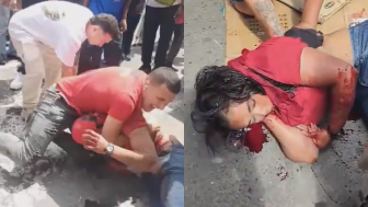 Man Caught After Stabbing EX-Girlfriend In Broad Daylight In Cali