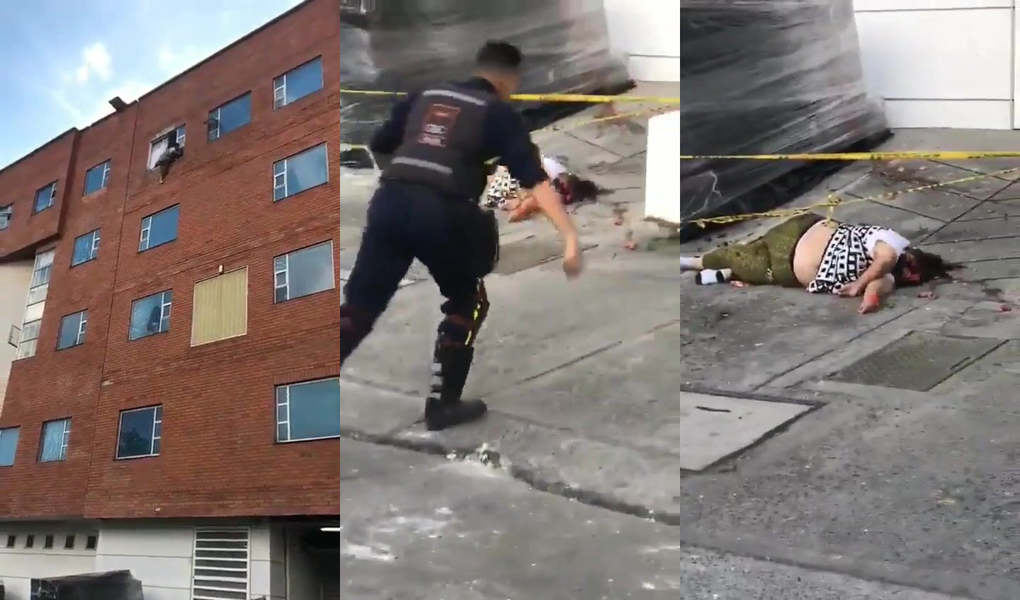 Classic: Fat woman falls to her death