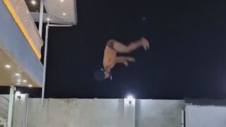 Man Injured After Jumping Into The Swimming Pool