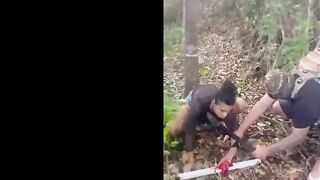 Woman punished with finger removal, then hung and stabbed to death
