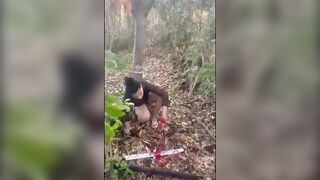 Woman punished with finger removal, then hung and stabbed to death