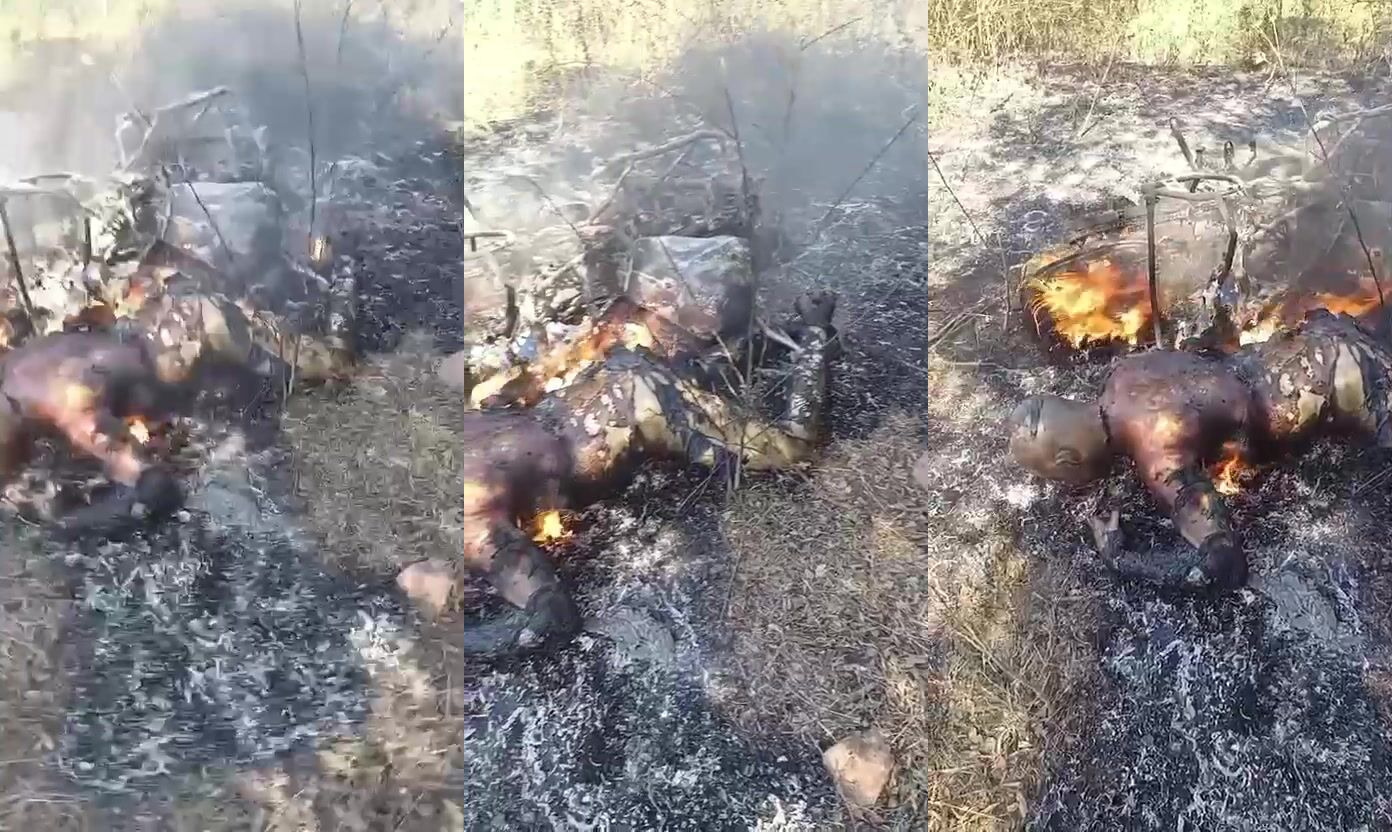 Traffic Accident Victim Burned Alive