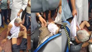 Elderly Man Attacked By Mob After Flashing Dick In Public