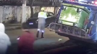 Drunk Chinese Businessman Kills A Garbageman In Brazil