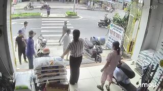 Barrel Explodes While Man Cuts It, Leaving Him Injured