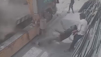 Granite Factory Worker`s Last Shift