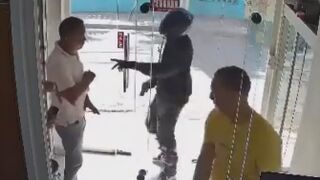 Currency Exchange Office Robbery Goes Wrong In Dominican Republic