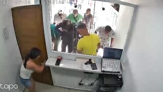 Currency Exchange Office Robbery Goes Wrong In Dominican Republic