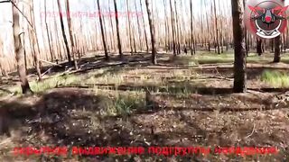 RU soldiers ambush ukrats in a trench with the help of drone unit