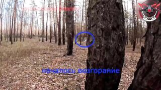 RU soldiers ambush ukrats in a trench with the help of drone unit