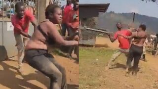 Woman Accused Of Theft Gets Clubbed With Sticks In Congo