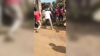 Woman Accused Of Theft Gets Clubbed With Sticks In Congo