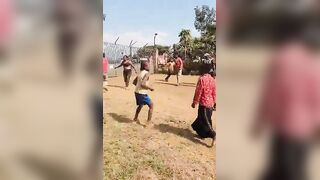 Woman Accused Of Theft Gets Clubbed With Sticks In Congo