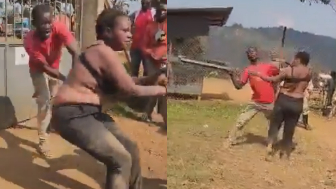 Woman Accused Of Theft Gets Clubbed With Sticks In Congo