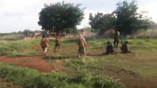 Scenes Of Clashes With Government Soldiers