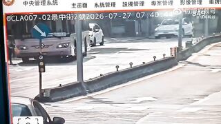 Woman Walking In Front Of The Bus Gets Run Over and Killed