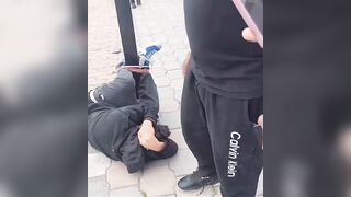 Thief Tied To The Pole, Beaten In Broad Daylight In Mexico
