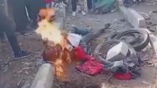 Phone Snatcher Burned Alive In Kenya
