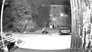 Drunk Man Kicks GF In The Face In Front Of Their Child In Russia