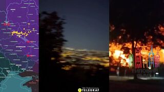 The Kyiv, Dnipro, Kharkiv, and Zaporizhzhia regions were attacked by Russia.