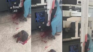 Head severed in work place accident