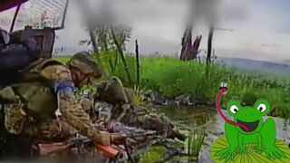 Russian drones hunting frogman.