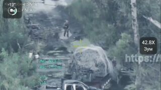 Russian drones hunting frogman.