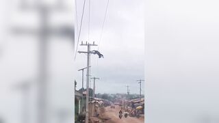 Man Electrocuted, Killed After Climbing Electric Pole And Contacting Live Cable