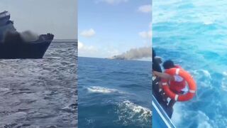 Five dead, 41 missing, after Indonesia ferry catches fire