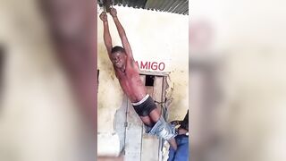 Thief Tortured By Police Officers In Congo