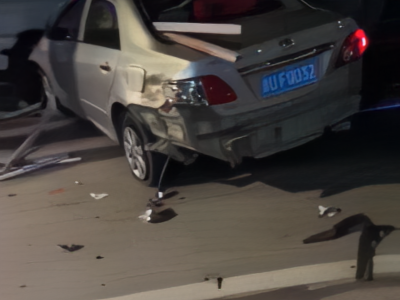 Aftermath of Chinese driver impaled accident