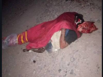 Of course it is Mexico on the streets a corpse with a messeage