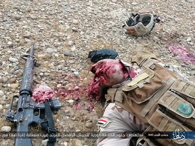 Photo Report Islamic State Iraq Wilayah – Dayala Targeted a Patrol 