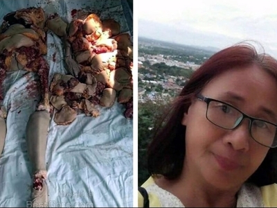 All that was left of this woman were the organs