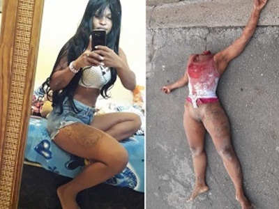 Pretty Girl Beheaded, Left in Street (Bottomless)