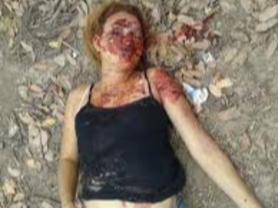 young Mexican woman found dead in abandoned road