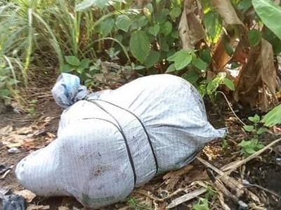 Lady Killed, Stacked In A Bag & Dumped On Road  