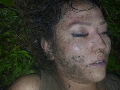 Small tits prostitute killed in forest 