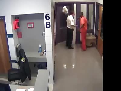 Inmate punches deputy in the face 