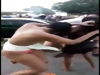 Mexican fights till tits out 