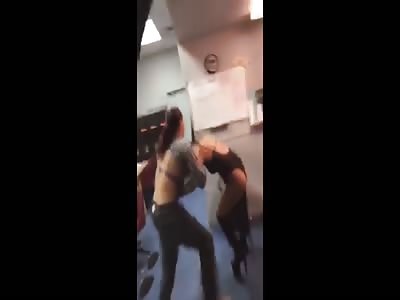 LOL:  Fight Breaks Out at a Strip Club